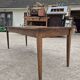 Old farmhouse table, one drawer 1m95