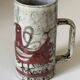 Gustave Reynaud ceramics the vintage mulberry tree design from the 60s