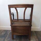 Pierced chair XIX in walnut