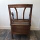 Pierced chair XIX in walnut