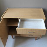 Low buffet vinatge formica fake wood