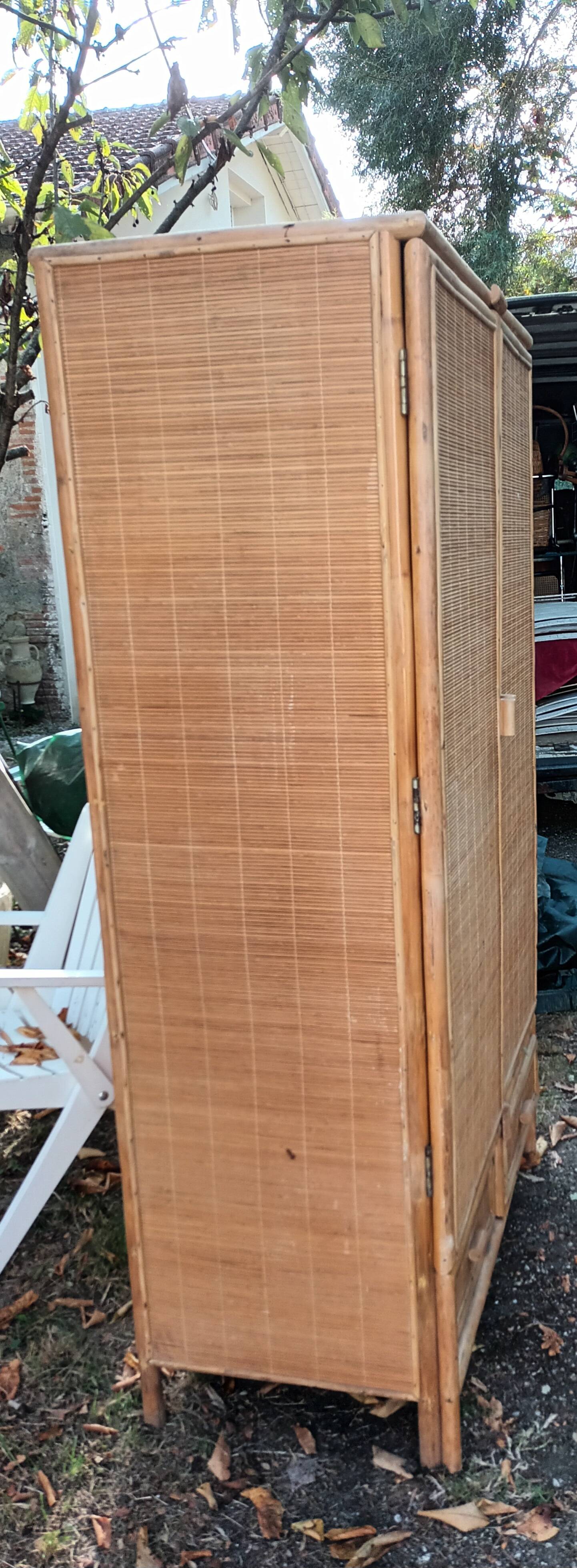 Bamboo wardrobe
