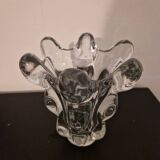 Vanne crystal vase with giraffe head