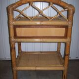 Rattan bedside