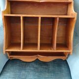Walnut wall shelf, circa 1920/1930