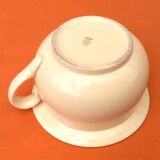 Half-porcelain plant pot Badonviller France