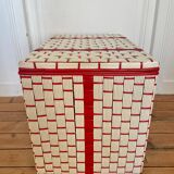 Vintage scoubidou storage chest 1960