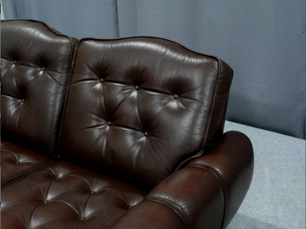 Leather sofa, 1970