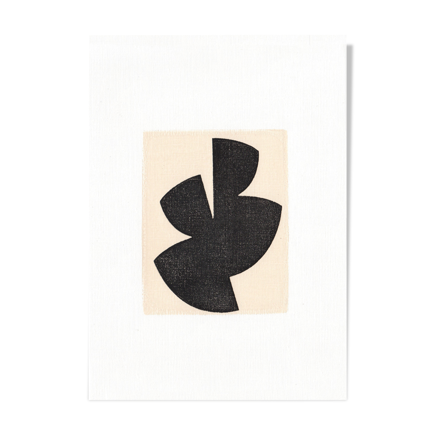 One-design illustration on dated and signed paper