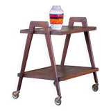 Vintage wooden serving trolley