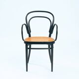 Thonet bentwood webbing chairs 214f 210r chairs, set of 2