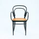 Chaises en bois cintré Thonet avec cannage 214f 210r, ensemble de 2.