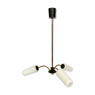 3-branched chandelier vintage 60s