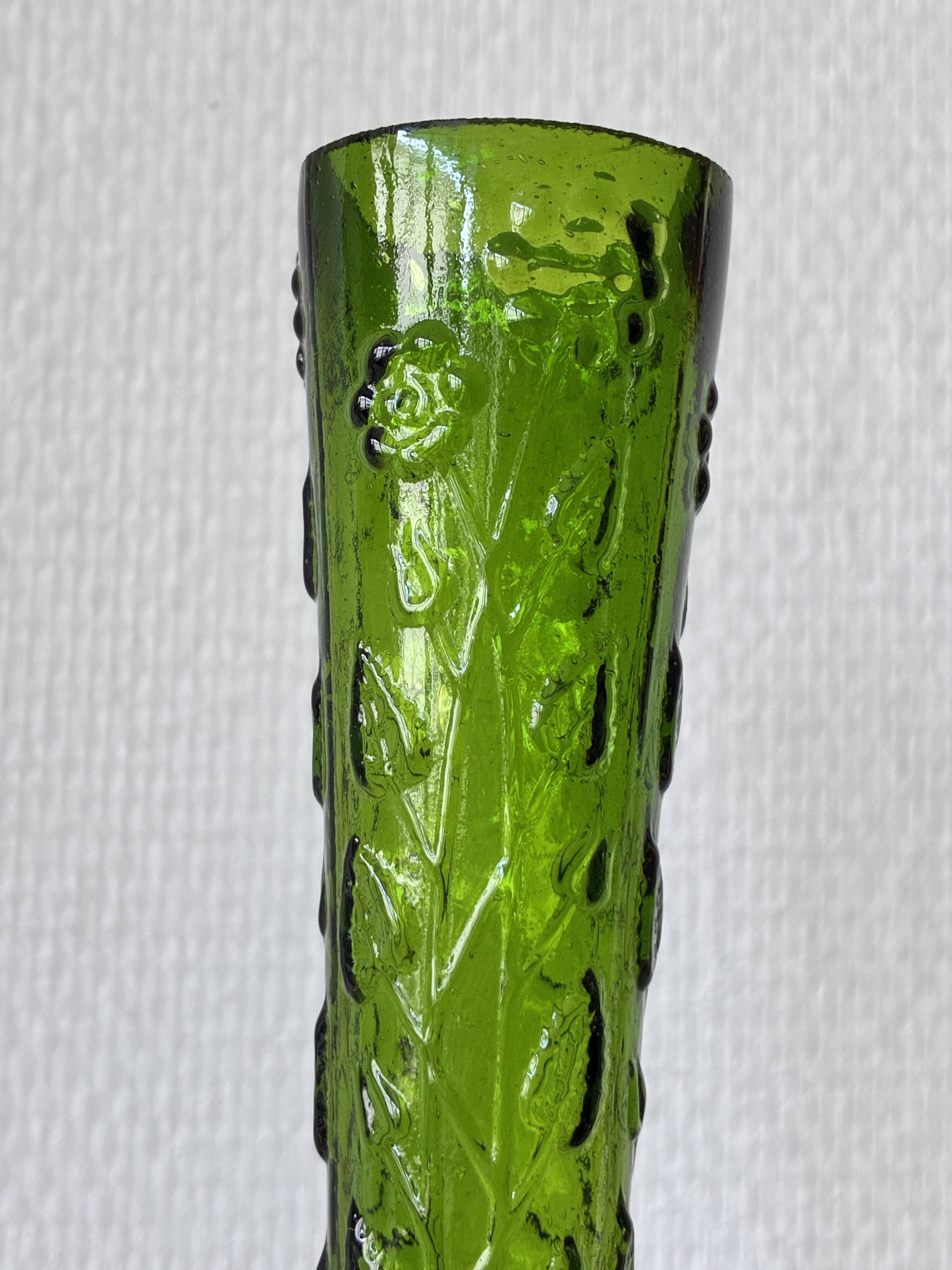 Vase soliflore vert olive