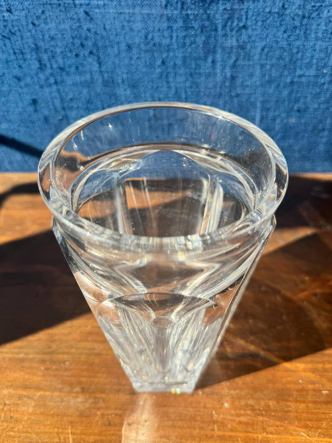 Baccarat 59's crystal vase / Antique "Nelly Harcourt" model. 16 cm