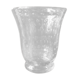 1930s Daum vase in bubbled glass