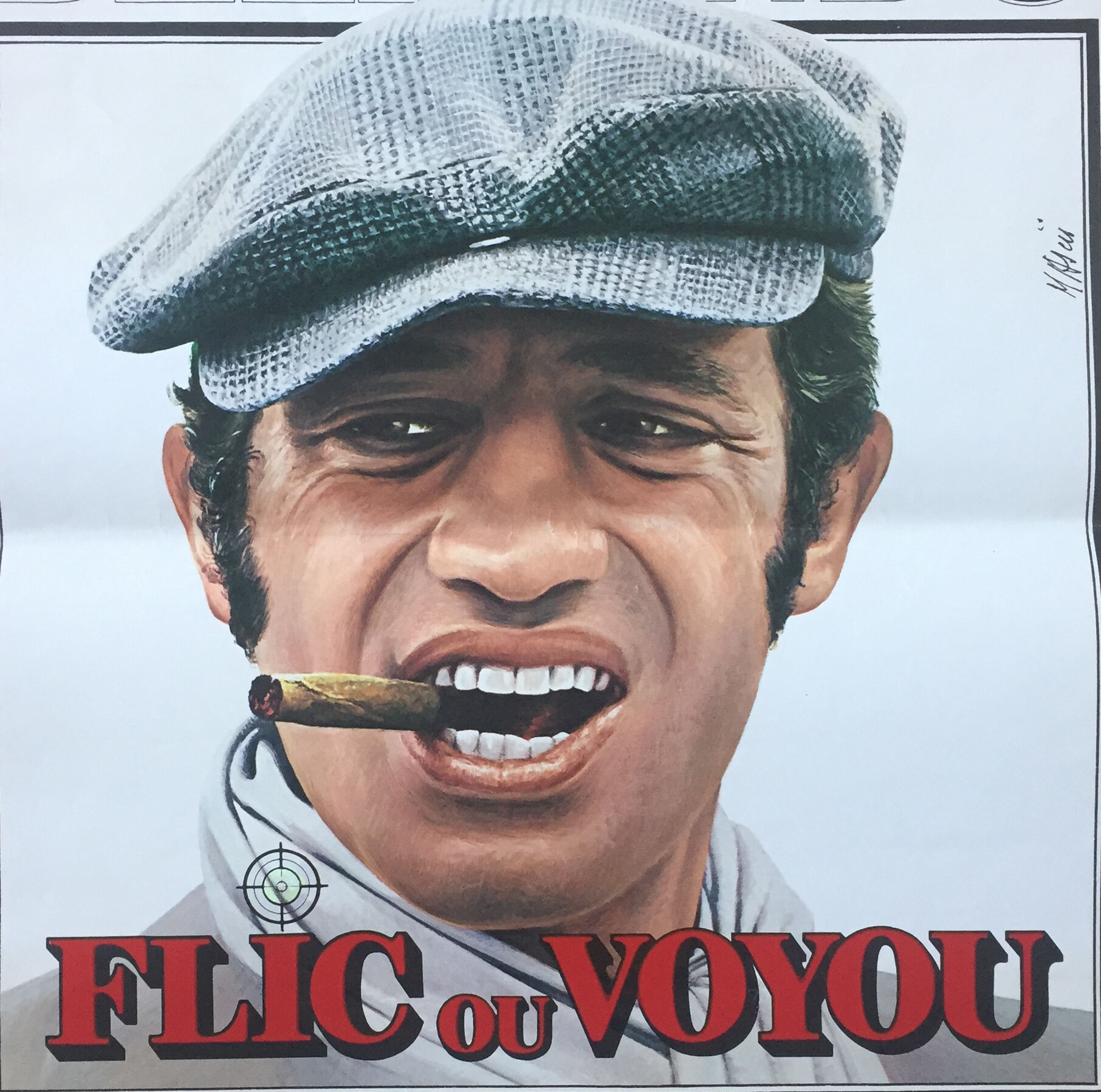 Cinema poster "Cop or rogue" Jean-Paul Belmondo 40x60cm 1979