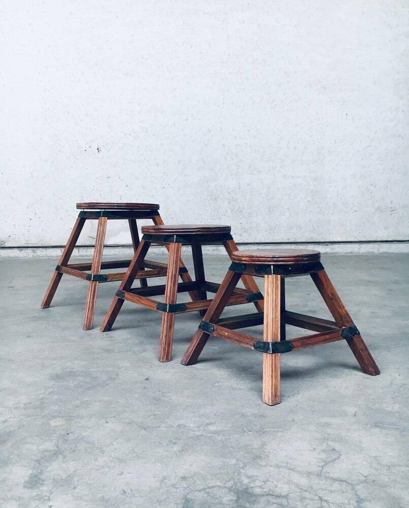 Wabi Sabi Nesting Tables, France, 1950s, Set of 3