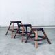 Wabi Sabi Nesting Tables, France, 1950s, Set of 3
