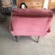 Velvet armchair
