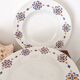 Set of 5 deep plates Moulin des Loups