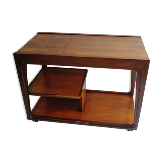 Retro remploy teak & afrormosia drinks trolley hostess trolley, 60s