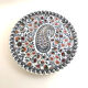 Round dish Gien decoration bothée or cashmere 26cm for pie and cake