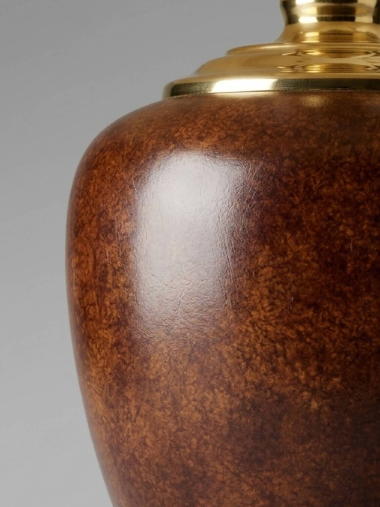 Deknudt table lamp – Brass & ceramic – Neoclassical style – 3615/1
