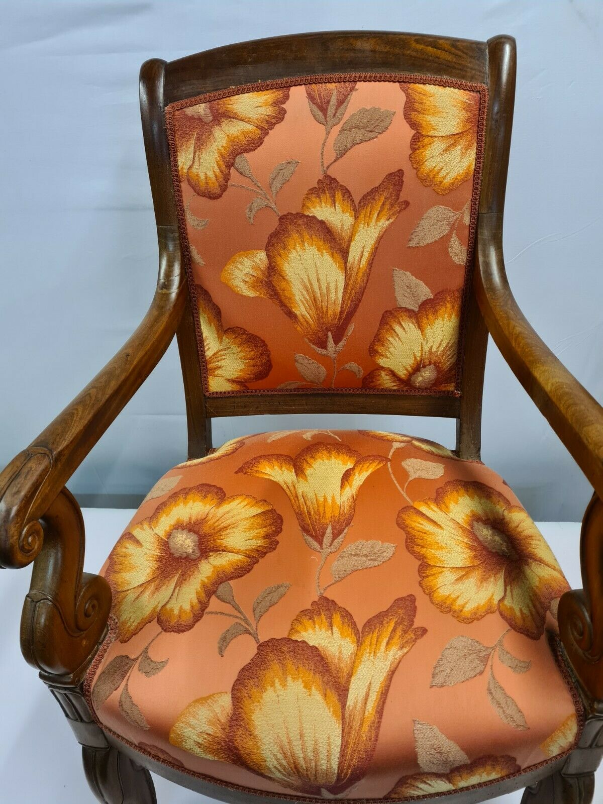 Mahogany armchair