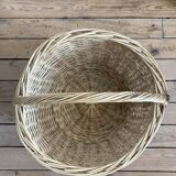 Rattan wicker pan