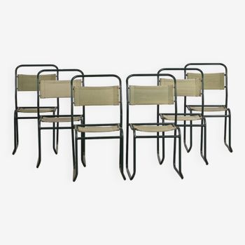 Lot de chaises par Bruno Pollack, vers 1935