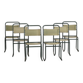 Lot de chaises par Bruno Pollack, vers 1935