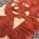 Terracotta and ecru Moroccan Mrirt rug 300x200 cm – abstract pattern