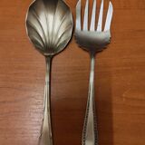 Silver-plated salad service