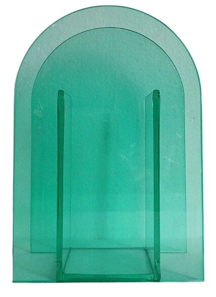 Vase en verre teinté Memphis school