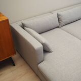 Grey corner sofa, Scandinavian design, 00s