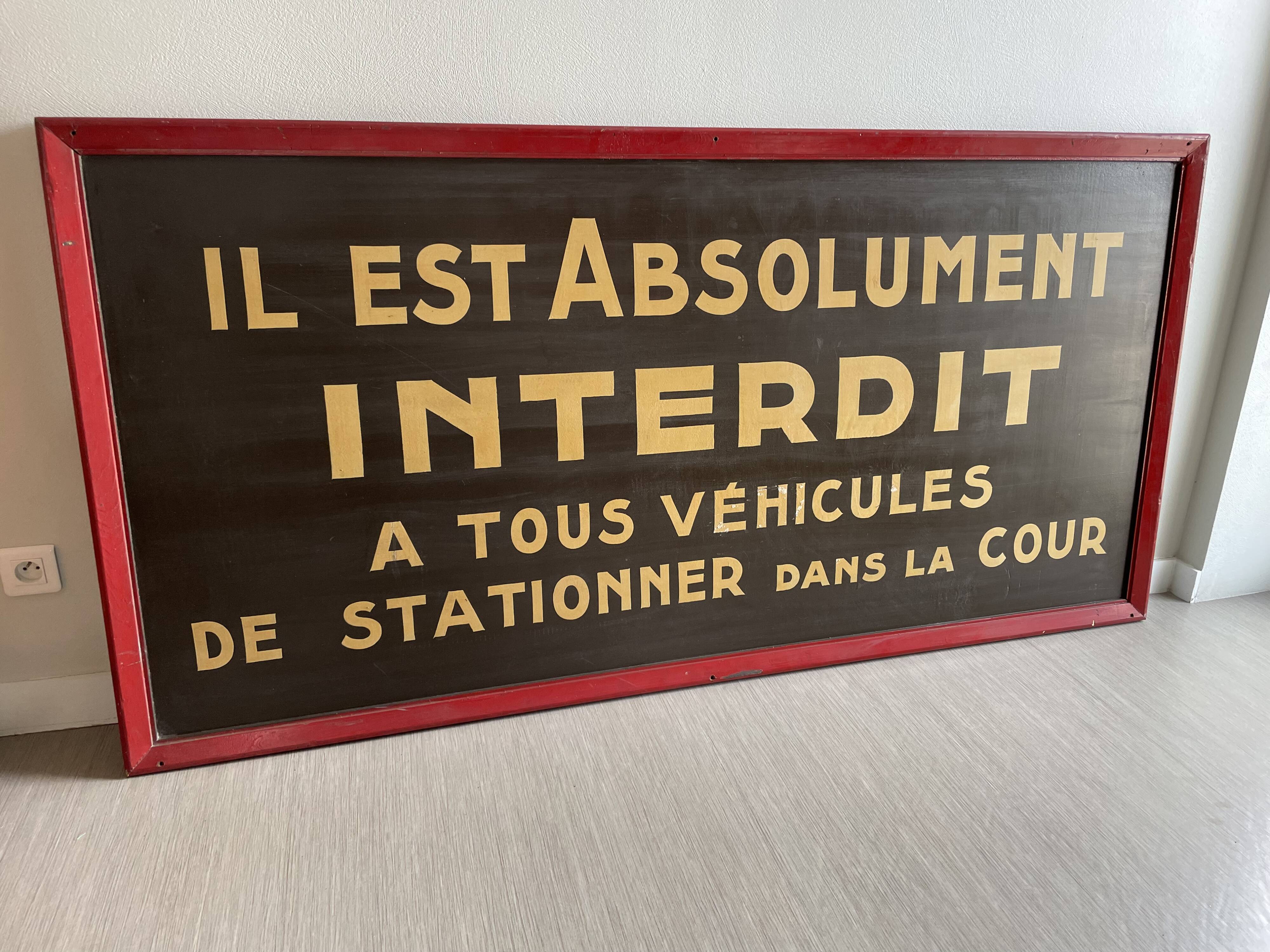 Painted garage panel