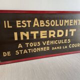 Painted garage panel