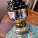 Marbled porcelain lamp base