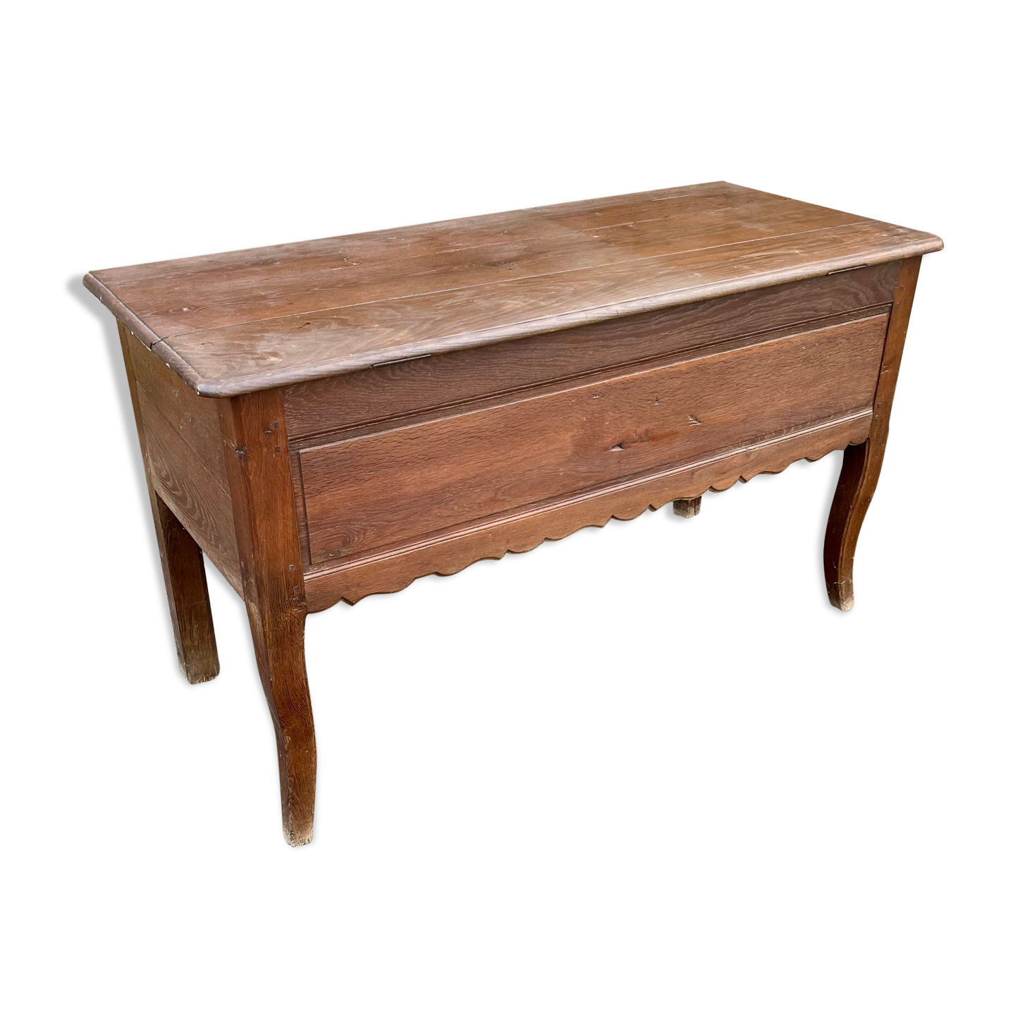 Chest , old 18th century oak