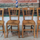 Twentieth straw beech chairs