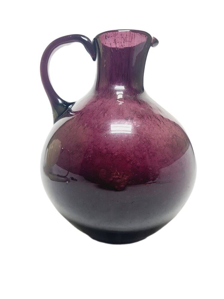 Vintage Polish jug by Zbigniew Horbowy for Sudety Glassworks, 1970s