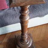 Old wooden column