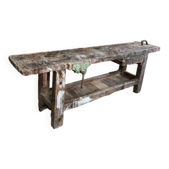 Wooden workbench