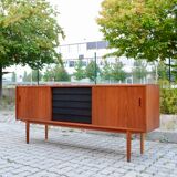 DAnish Modern Teak Model Trio Sideboard by Nils Jonsson for Hugo Troeds, 1960s