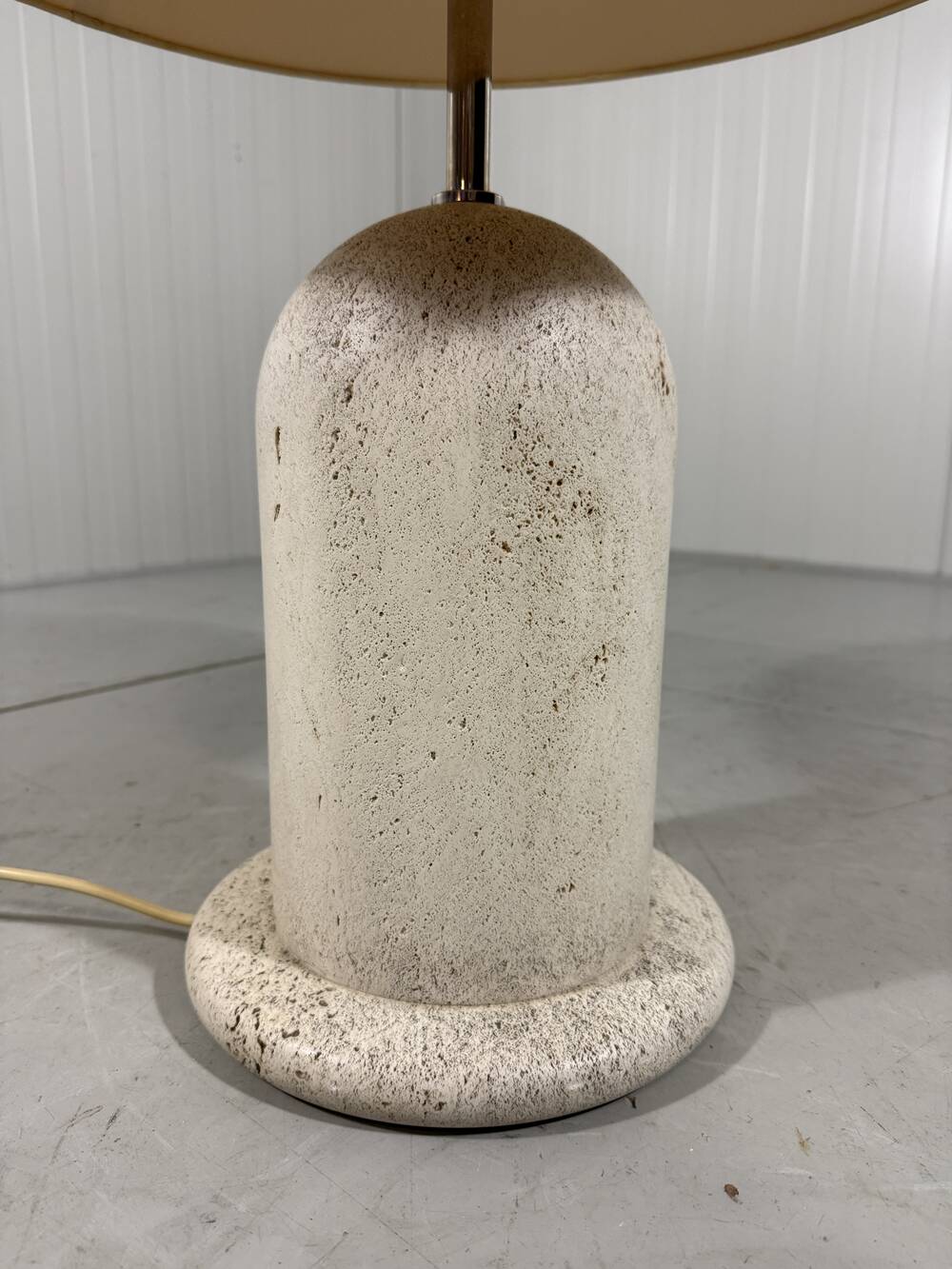 Large Italian travertine table lamp 1960’s
