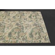 1970s Vintage Turkish Hand-Knotted Wool Cotton Tan Runner Rug 93x287