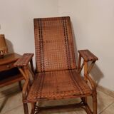 Wicker armchair