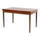 Table extensible en noyer, années 60-70