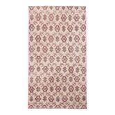 4x7 Red & Beige Floral Turkish Rug, 134x231Cm